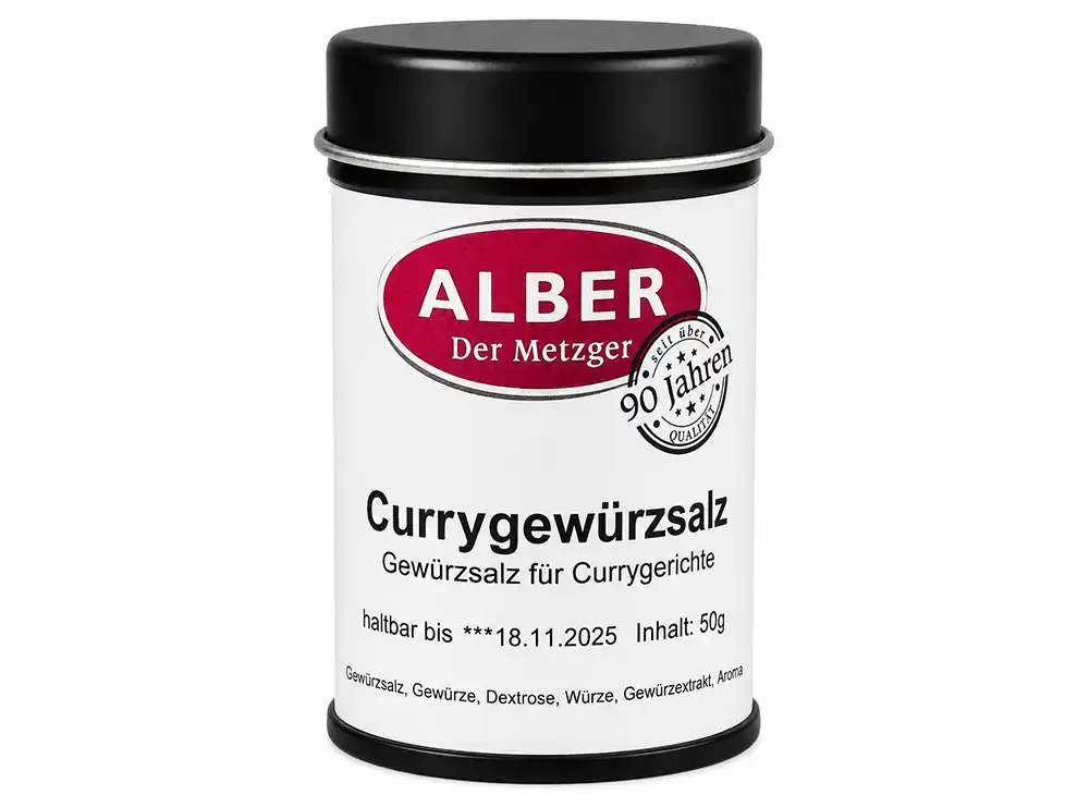 Currygewürzsalz 50g Dose mit Streuer