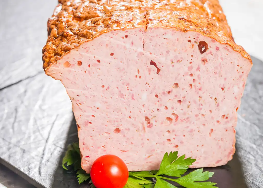 altbayerischer Leberkäse / grober Leberkäse Bild 1
