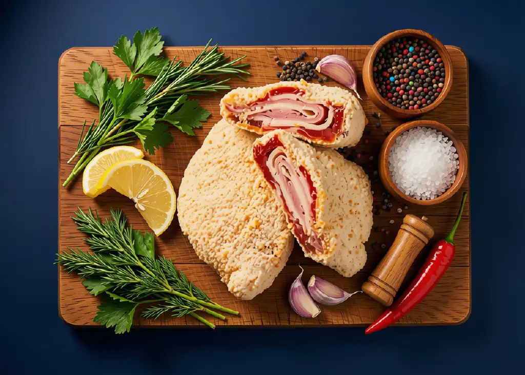 Cordon Bleu gefüllt paniert (Schwein) Bild 1