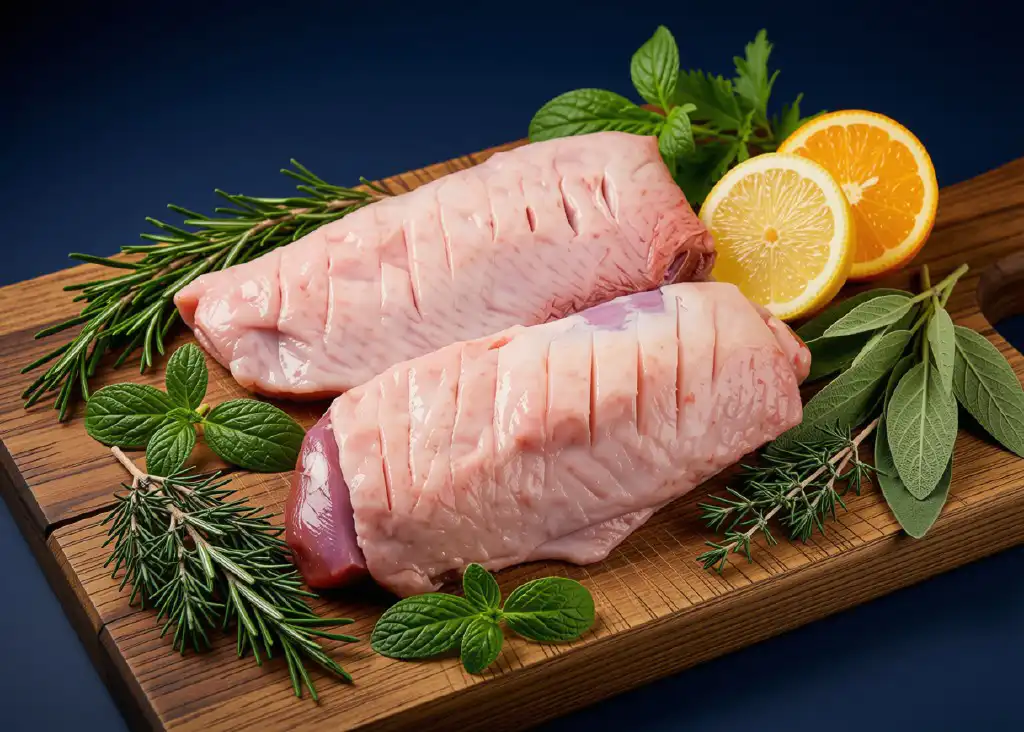 Gänsebrust mit Knochen aus Ungarn 950g Bild 1