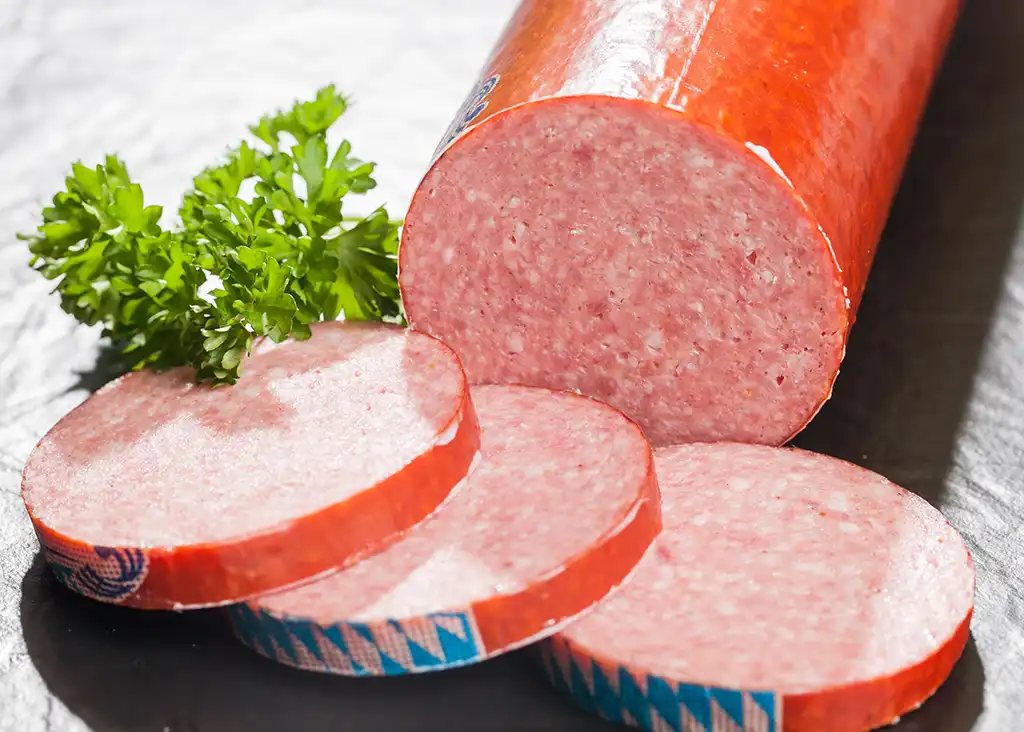 Herzhafte Kochsalami Portionswurst Bild 1