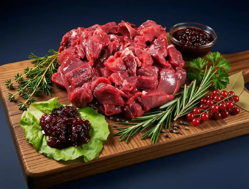 Hirschgulasch 1 kg Bild 1
