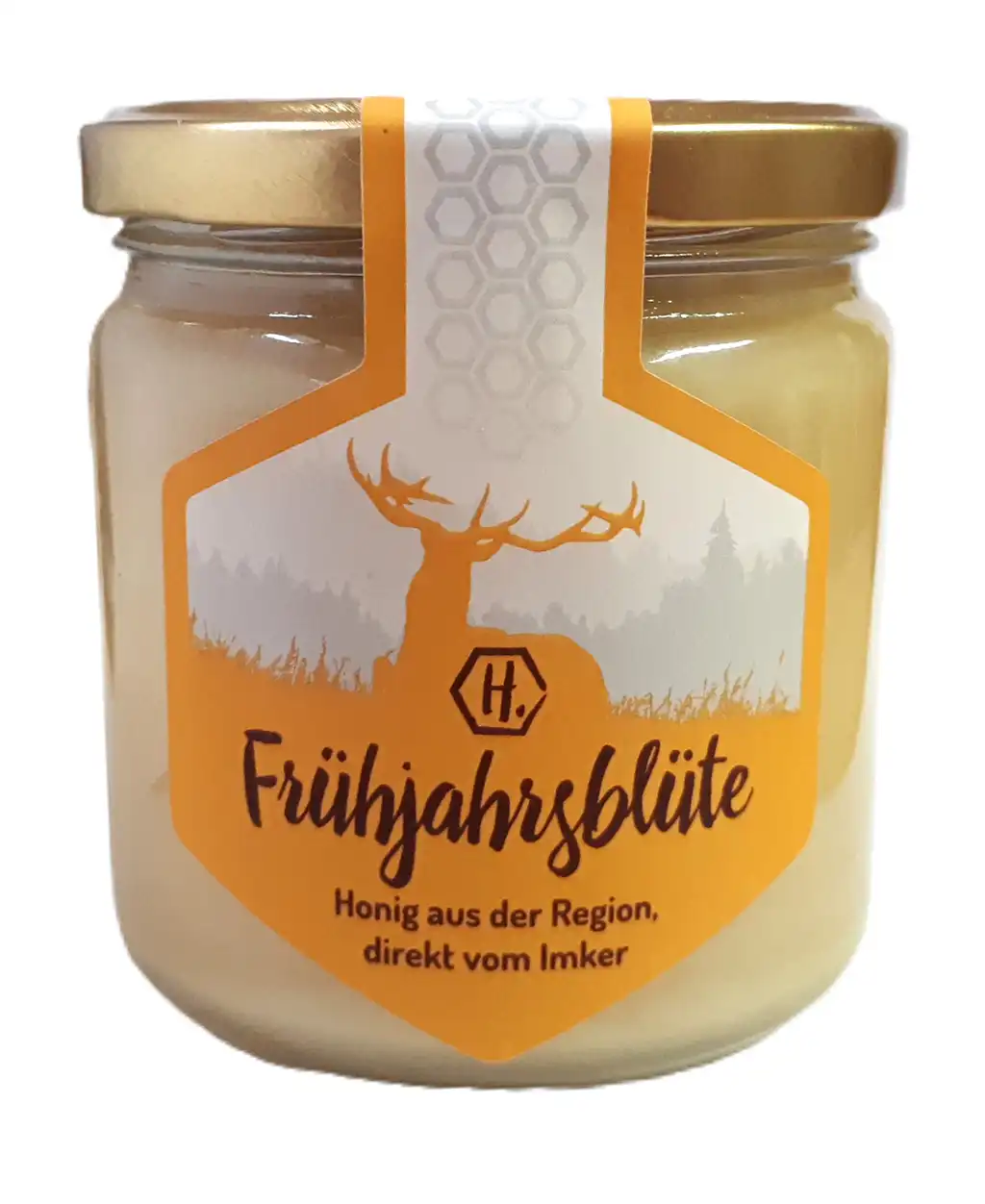 Hirschpointer Honig Frühjahrsblüte 500g im Glas Bild 1