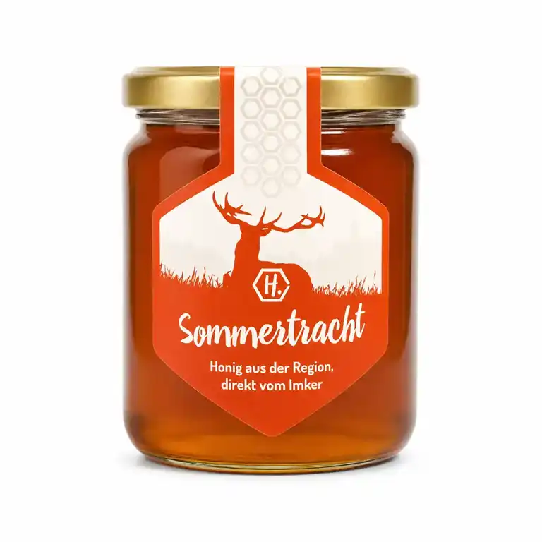 Hirschpointer Honig Somertracht 500g im Glas Bild 1