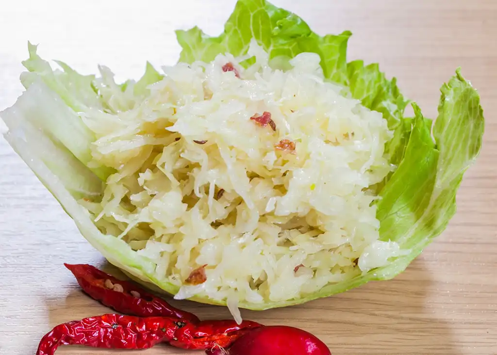 Krautsalat mit Speck Bayerischer Bild 1