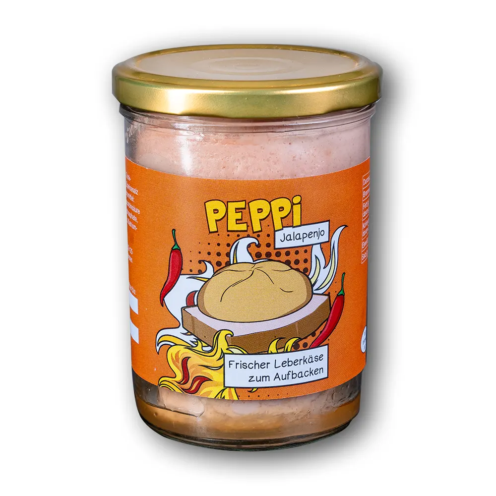 Peppi JALAPENO - Leberkäse 390g im Glas Bild 1