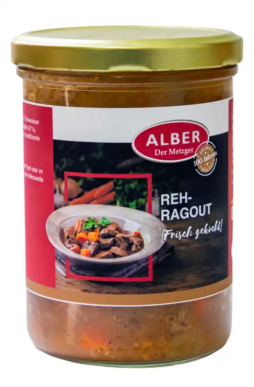 Rehragout 400 ml im Glas Bild 1