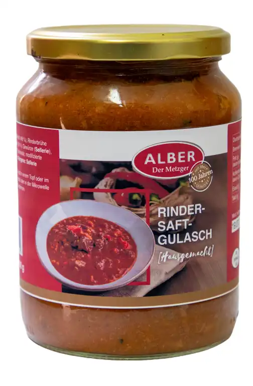 Rindersaftgulasch 690ml im Glas Bild 1