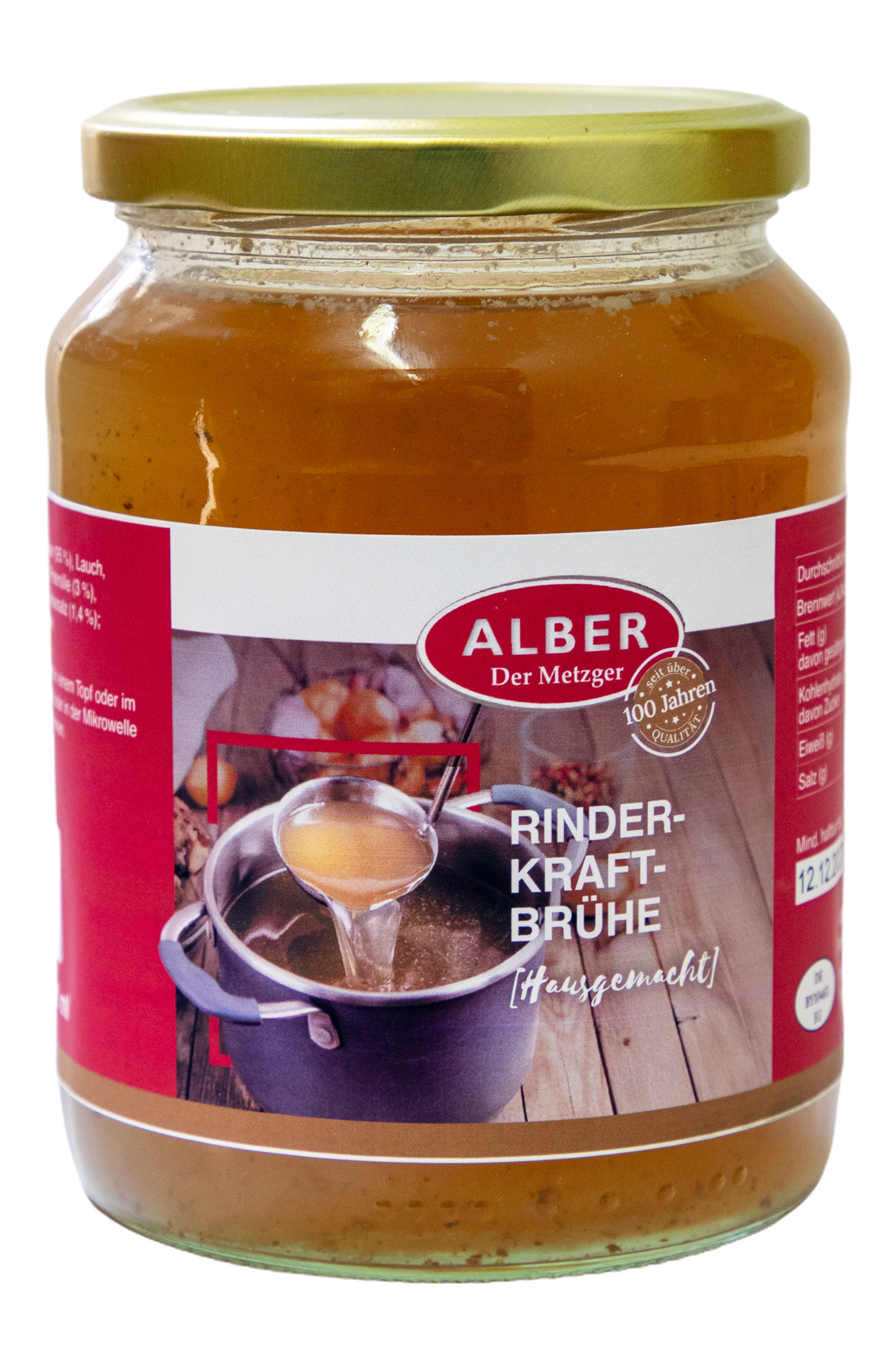 Rinderkraftbrühe 690ml im Glas Bild 1
