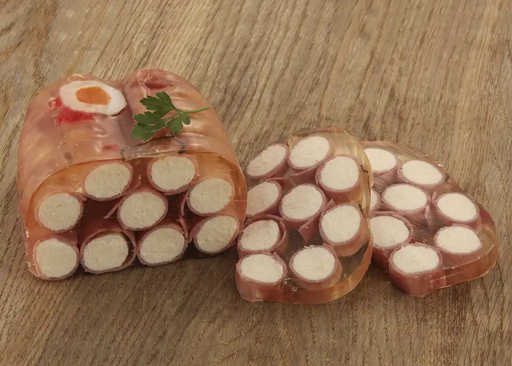 Schinkenröllchen in Aspik Bild 1
