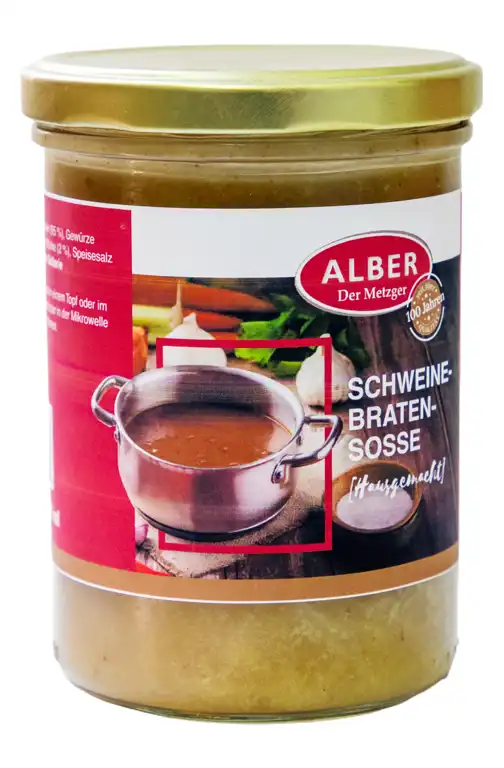 Schweinebratensoße 400 ml im Glas Bild 1