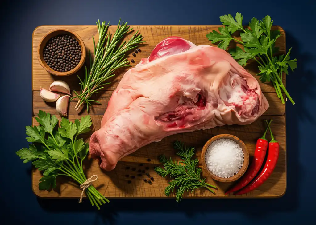 Schweinekopf ohne Backe Bild 1