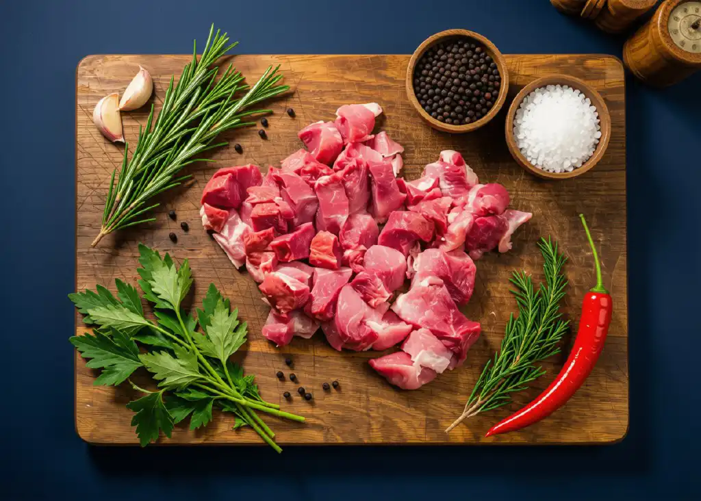 Schweineschulter flach ohne Schwarte Bild 1