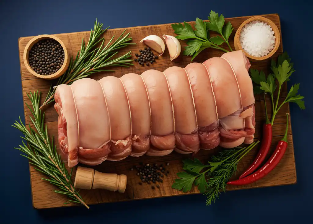 Spanferkelrollbraten Bild 1