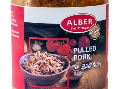 Pulled Pork in BBQ Soße 400g im Glas