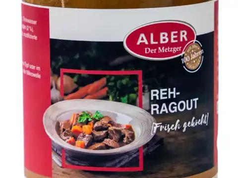 Rehragout 400 ml im Glas