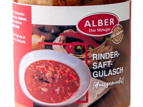 Rindersaftgulasch 400ml im Glas