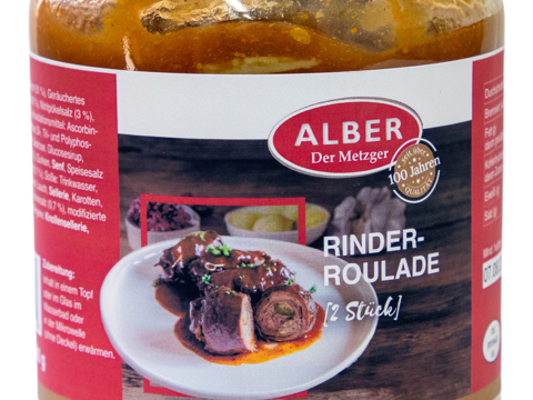 Rinderroulade 690g  im Glas
