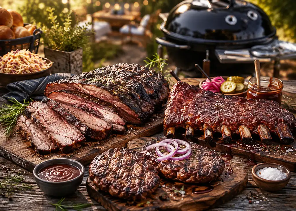 American BBQ Paket aus der Gaskugel für gesellige Runden