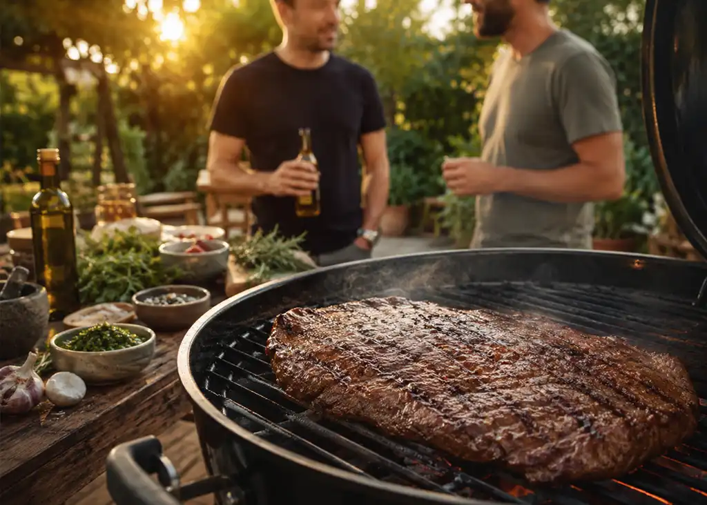 Flat Iron Steak vom Grill