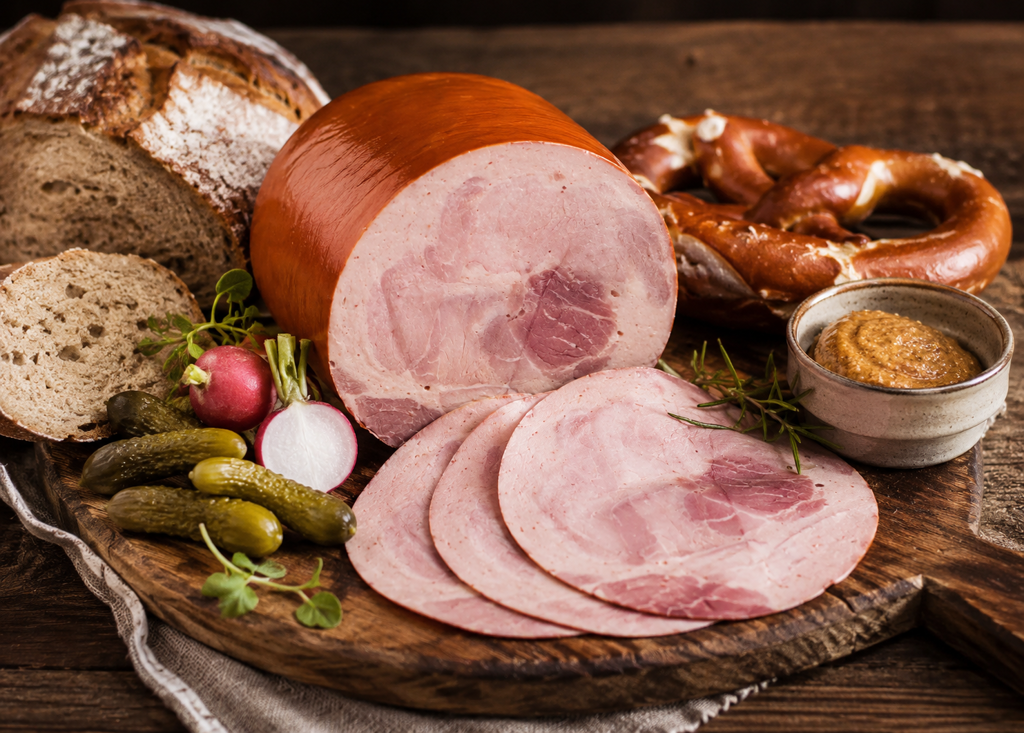 Bayerische Brettljause mit Albers Bierschinken