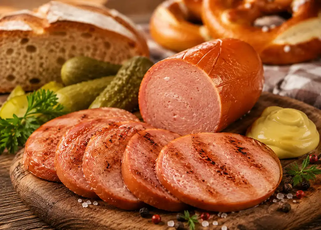 Grill-Brotzeit mit Cervelat hausgemacht