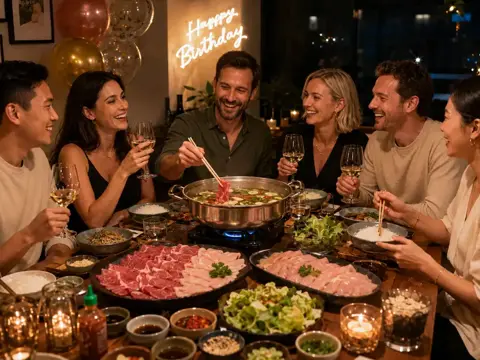 Fondue Fleisch asiatisch