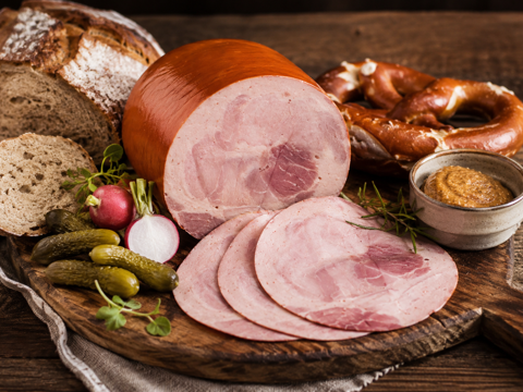 Bayerische Brettljause mit Albers Bierschinken