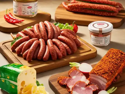 Bayerische Brettljause mit Wanderpaket "Brotzeit"